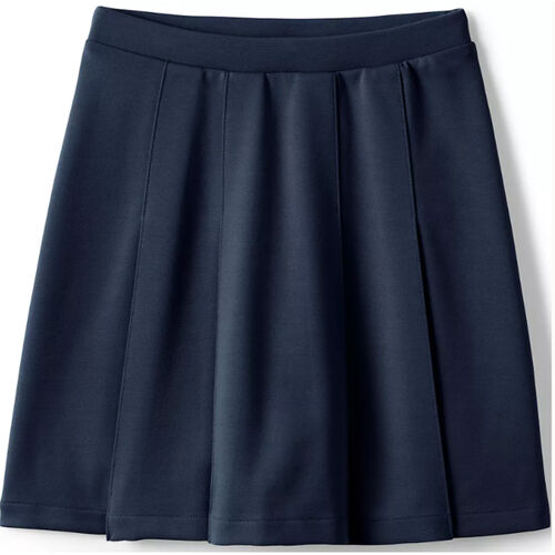 Lands' End School Uniform Girls Ponte Pleat Skirt Thumbnail