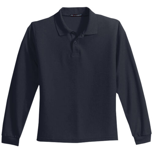 Port Authority® Youth Silk Touch™ Long Sleeve Polo Thumbnail