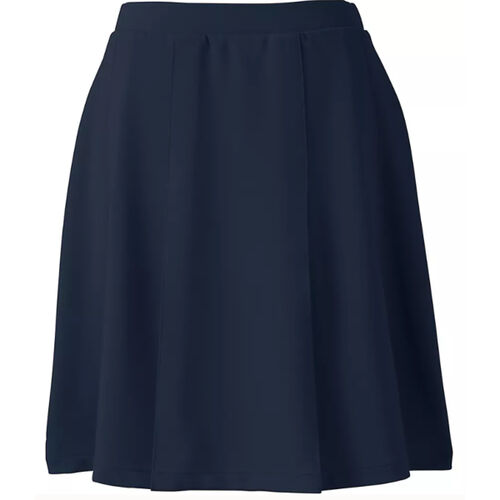 School Uniform Women's Ponte Pleat Skirt Top of Knee Thumbnail