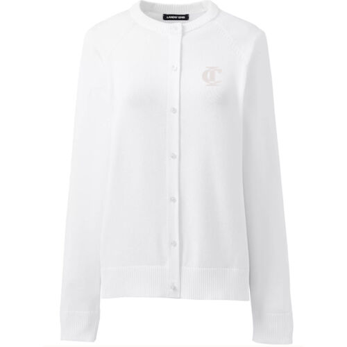 School Uniform Women's Cotton Modal Cardigan Sweater Thumbnail