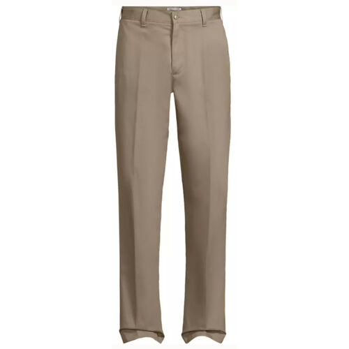 Lands' End Men's Blend Plain Front Chino Pants Thumbnail